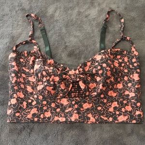 Free People Floral Bralette Size XS